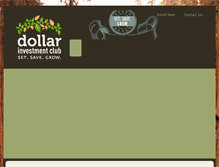Tablet Screenshot of dollarinvestmentclub.com